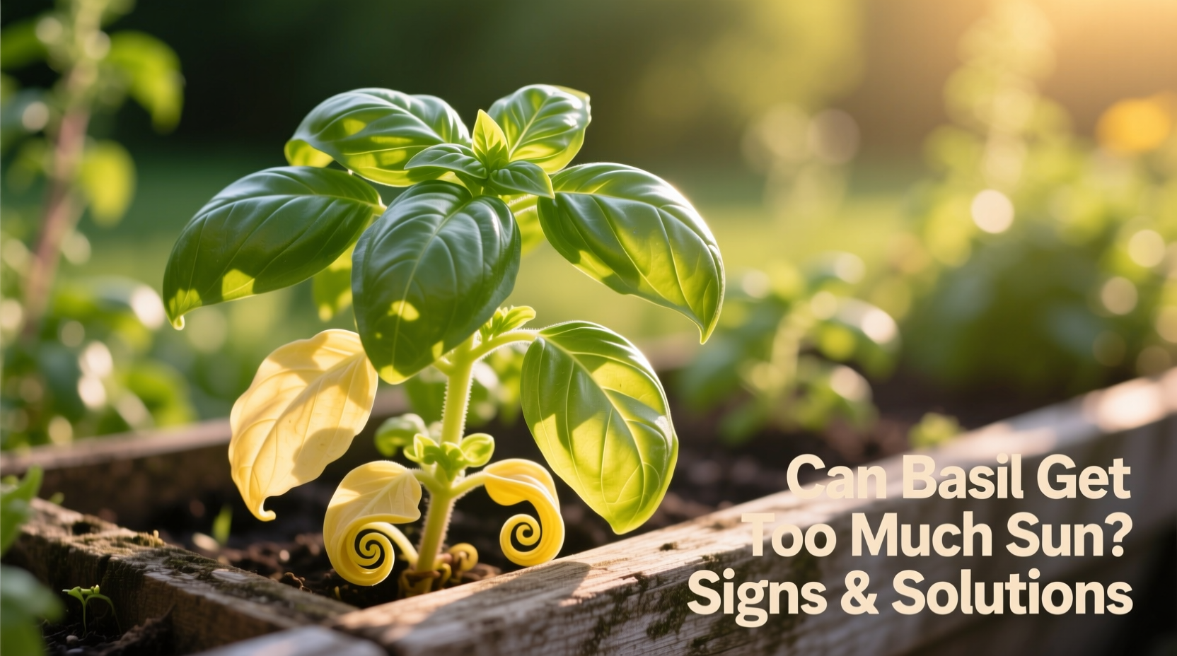 Can Basil Get Too Much Sun? Signs & Solutions