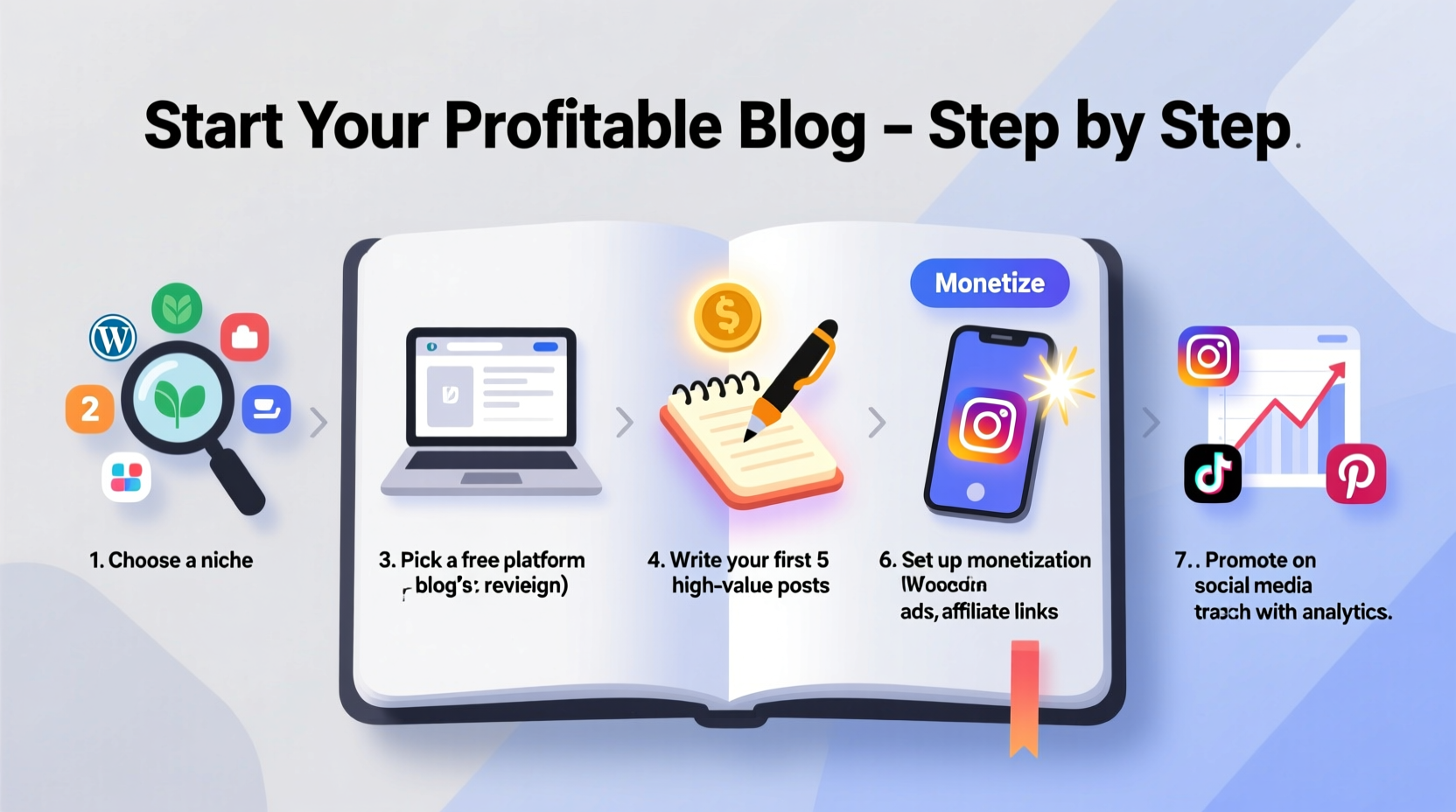 how to start a free blog that actually makes money a step by step guide for beginners