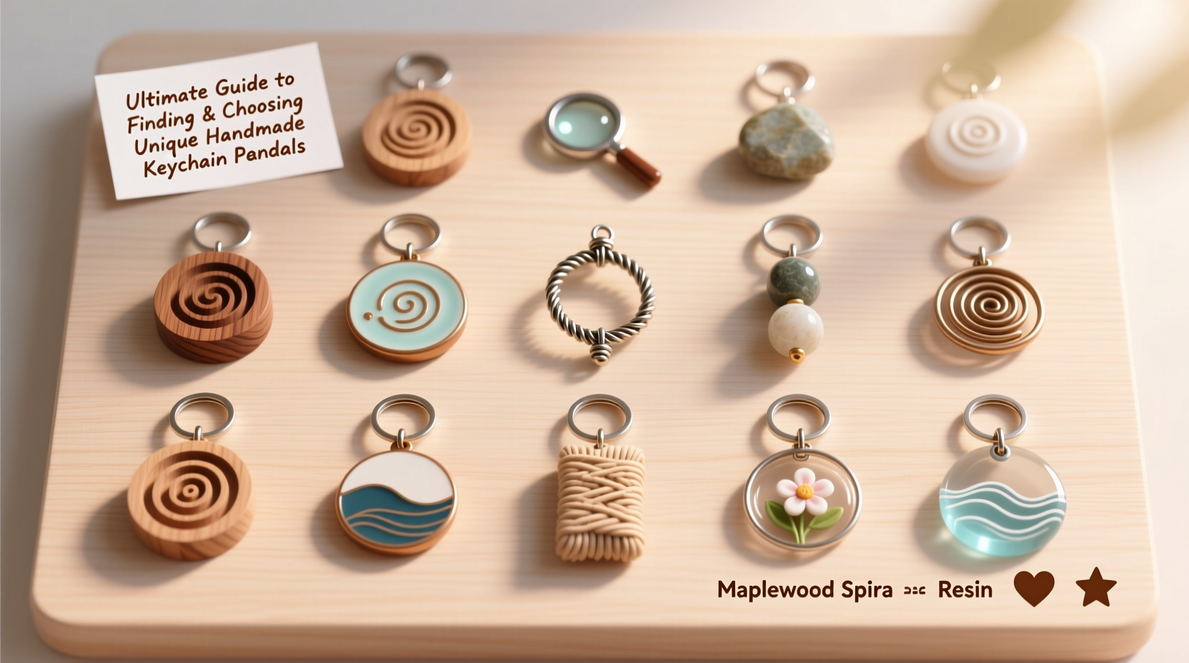 ultimate guide to finding and choosing unique handmade keychain pendants