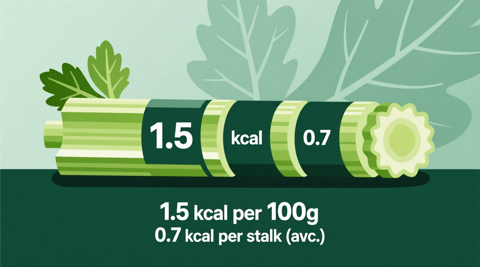 how many calories are in celery