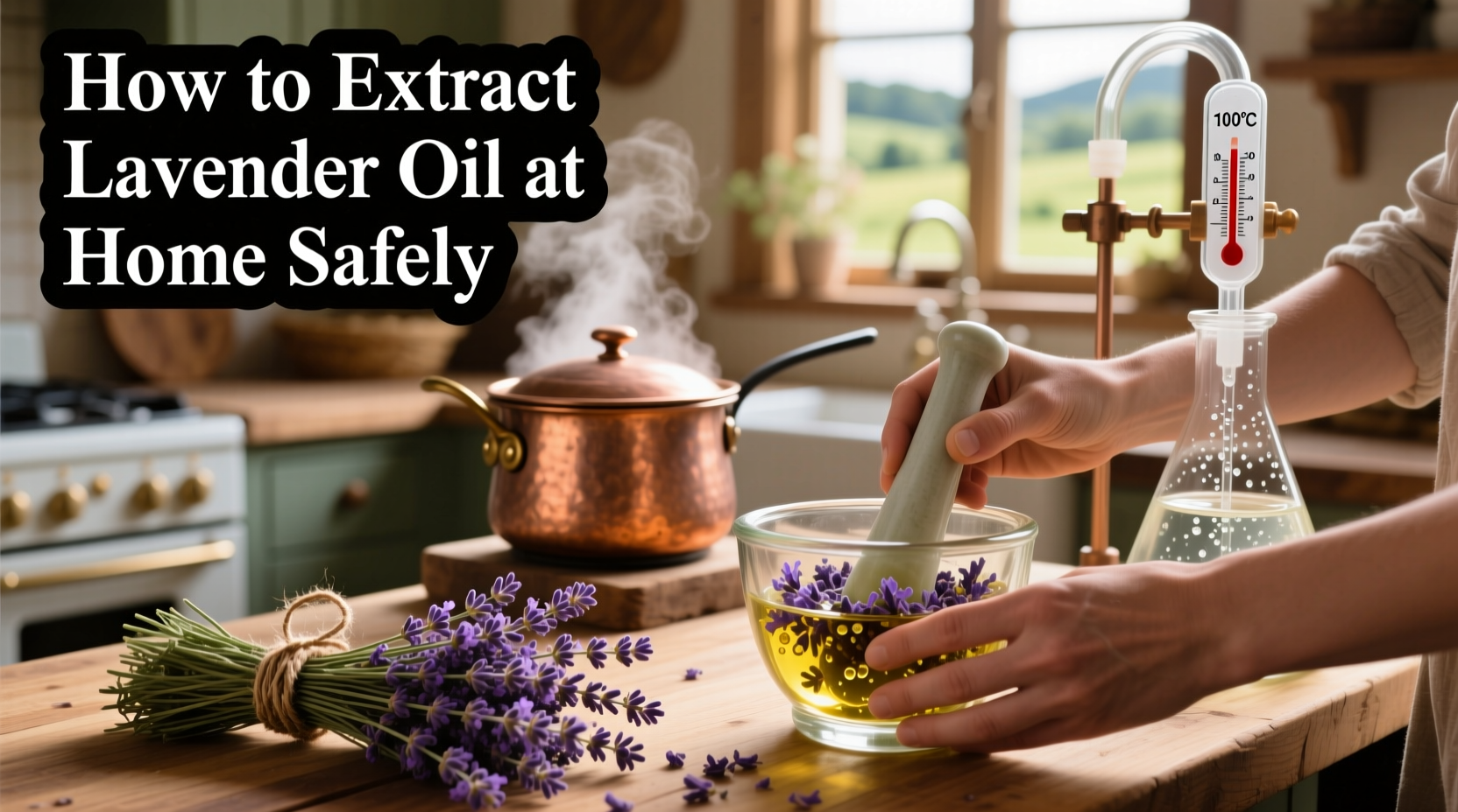how to extract lavender oil from plant