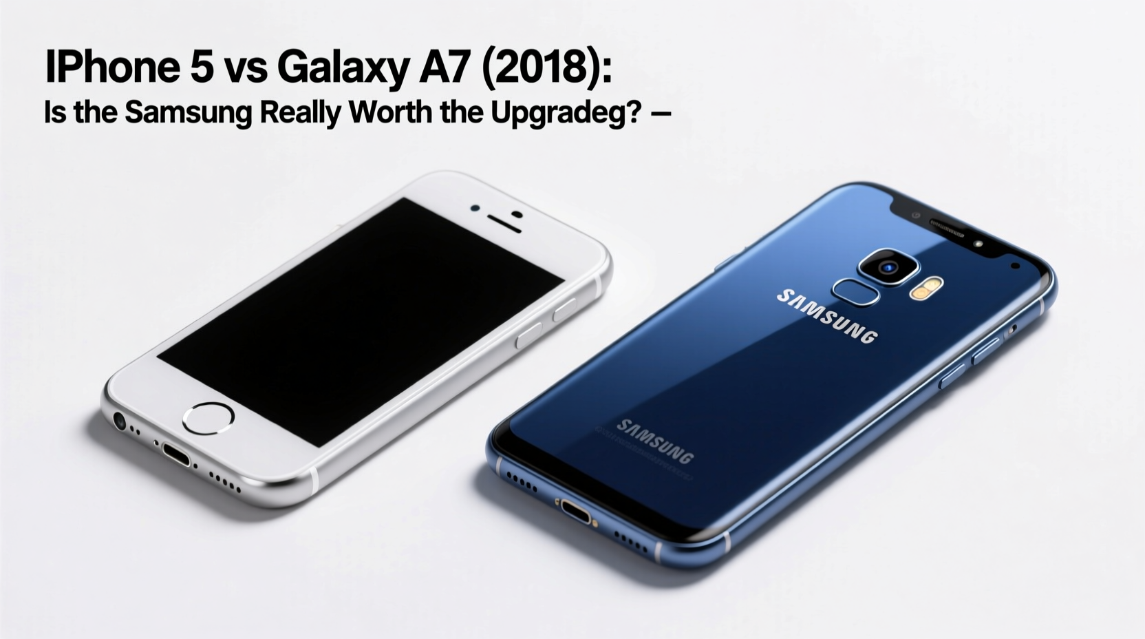 iphone 5 vs galaxy a7 2018 is the samsung really worth the upgrade 2