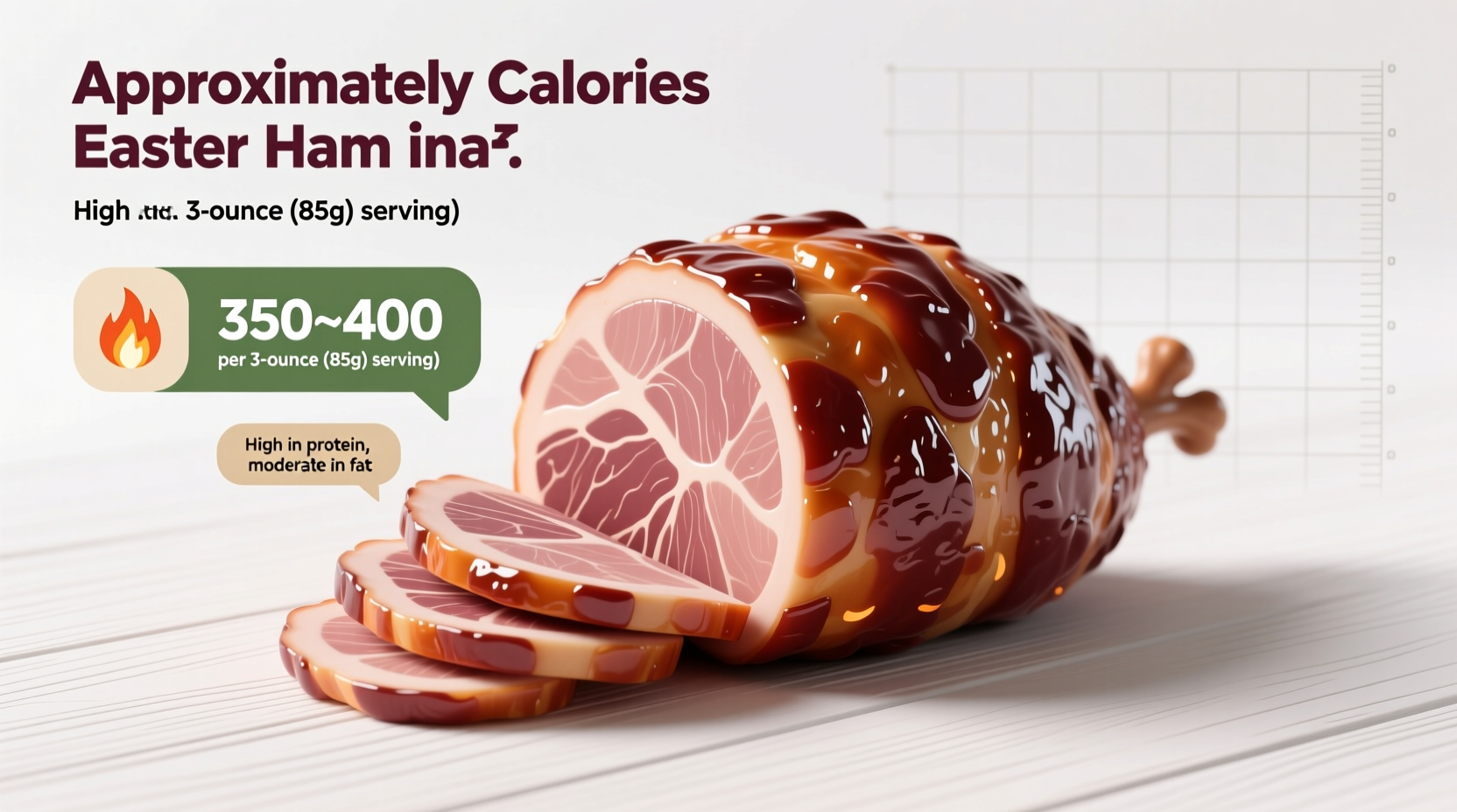 how many calories in easter ham