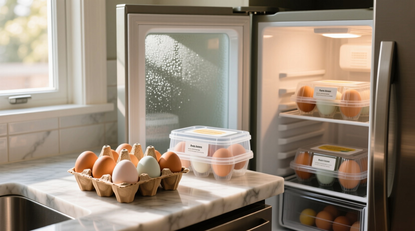 how to store eggs