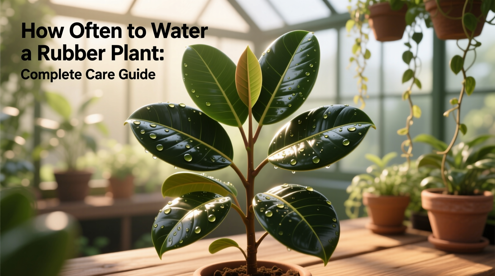 how often water rubber plant
