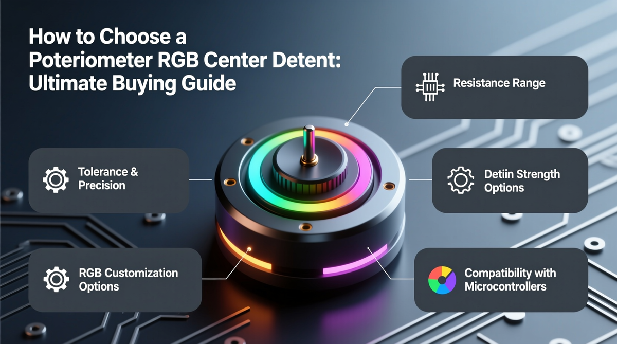 How to Choose a Potentiometer RGB Center Detent: Ultimate Buying Guide