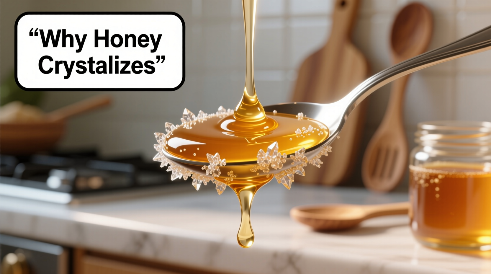 why does honey turn to sugar crystallize causes solutions