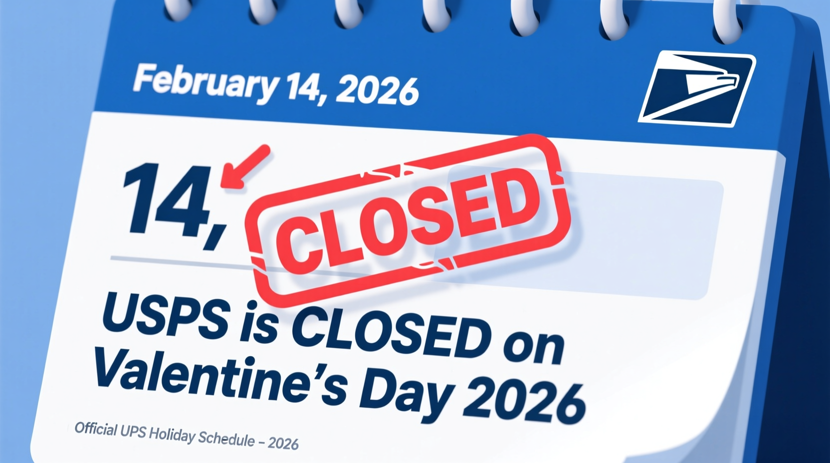 is usps closed on valentines day