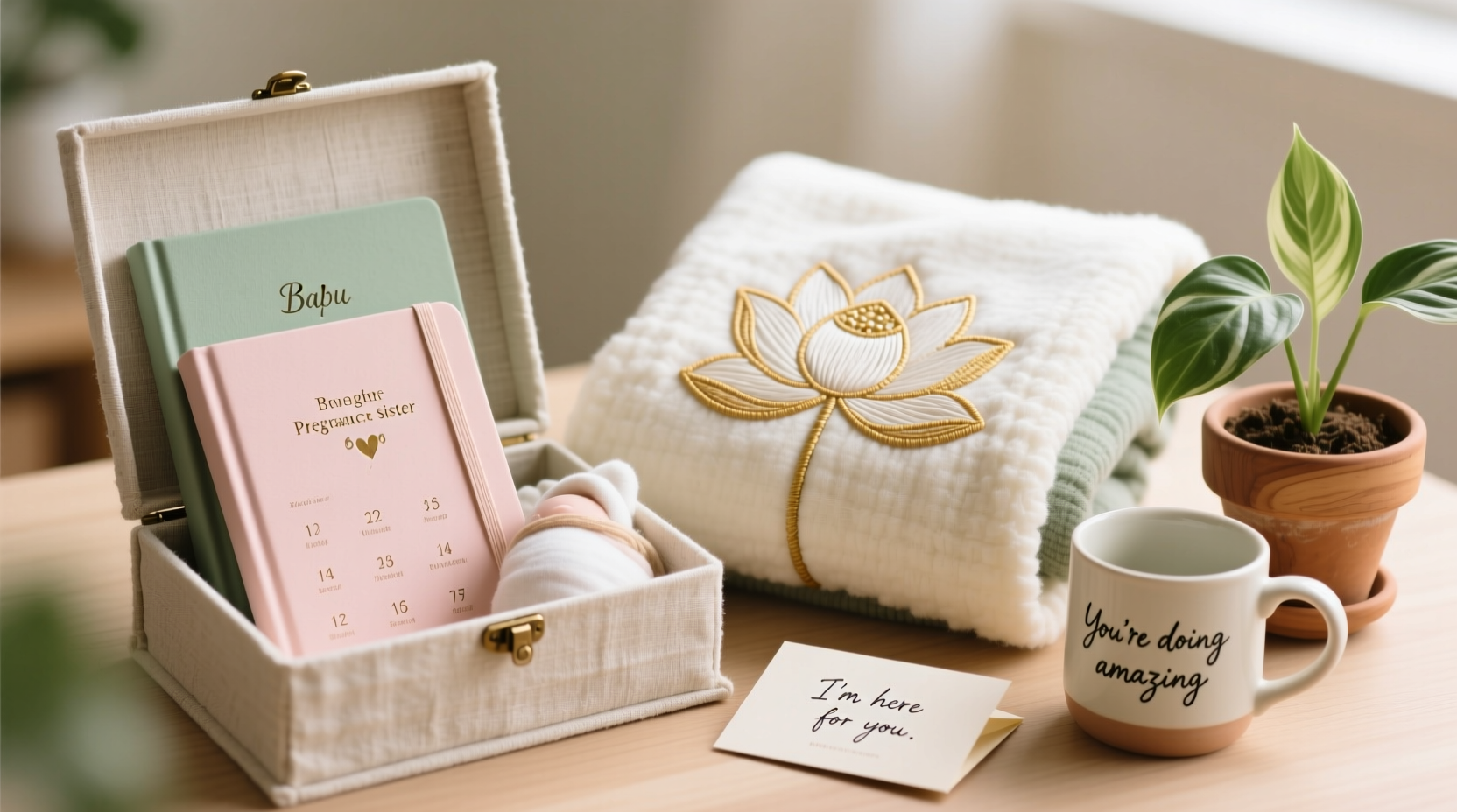 gift ideas for pregnant sister that show care and support