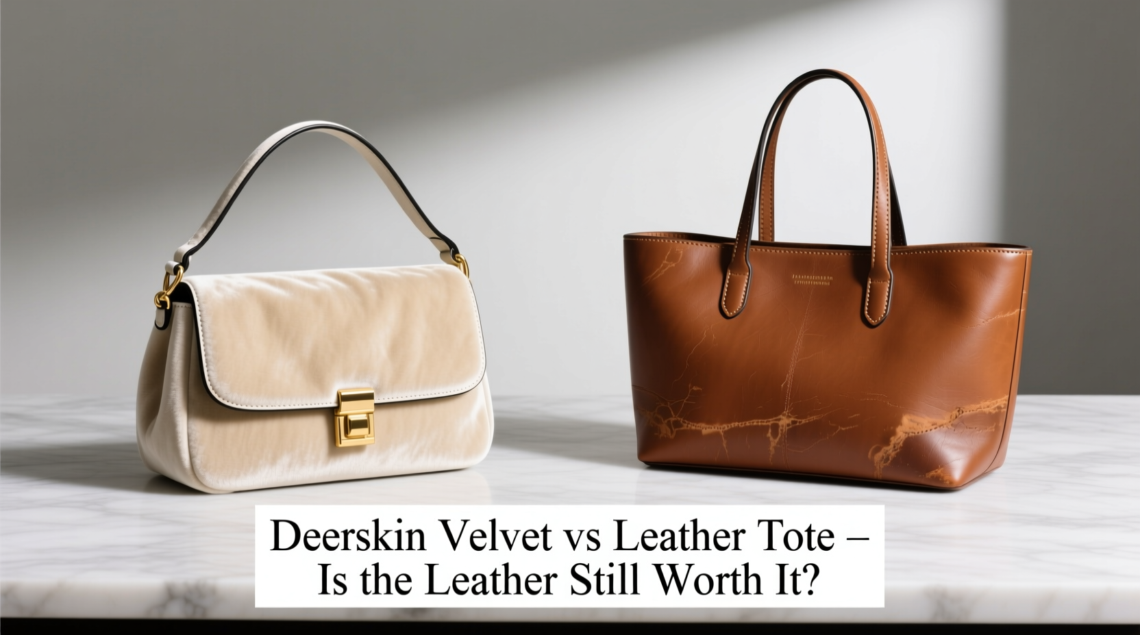 deerskin velvet underarm bags vs leather totes are leather totes still worth it