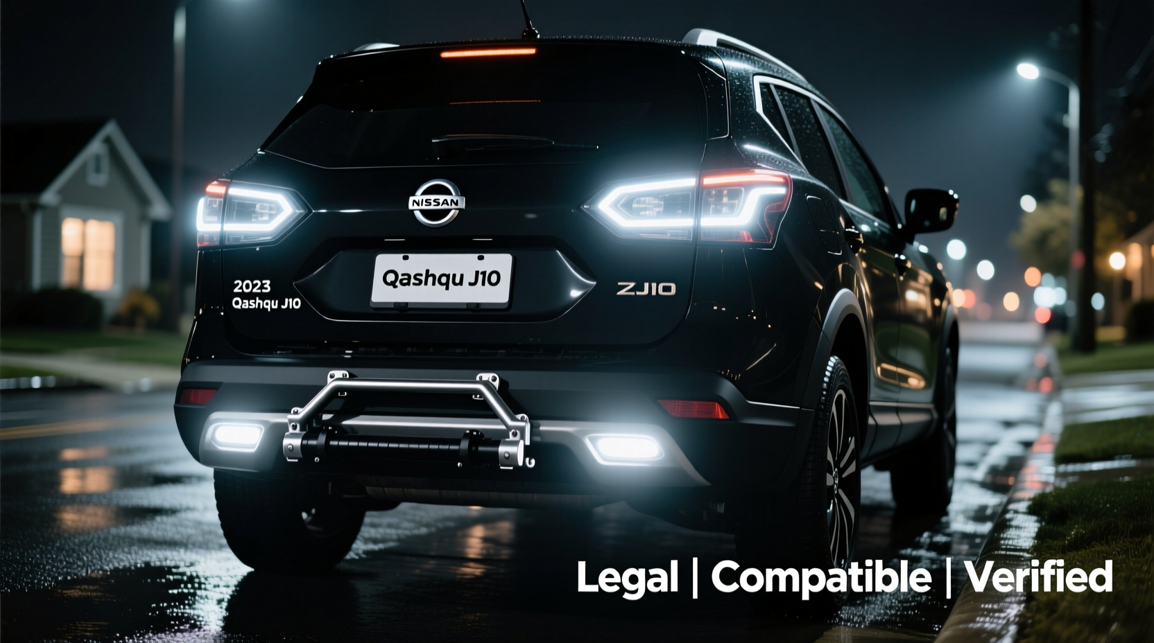 qashqai j10 tow bar lights