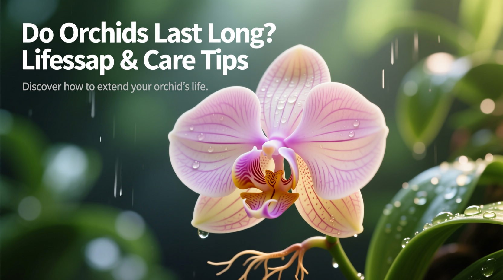 do orchids last long