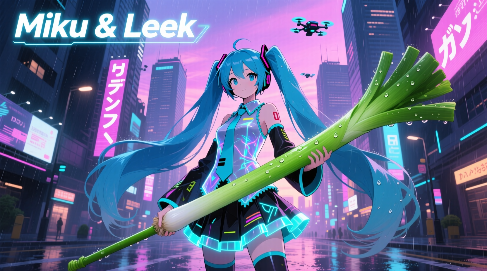 Why Hatsune Miku Holds a Leek: Meme Origin Explained