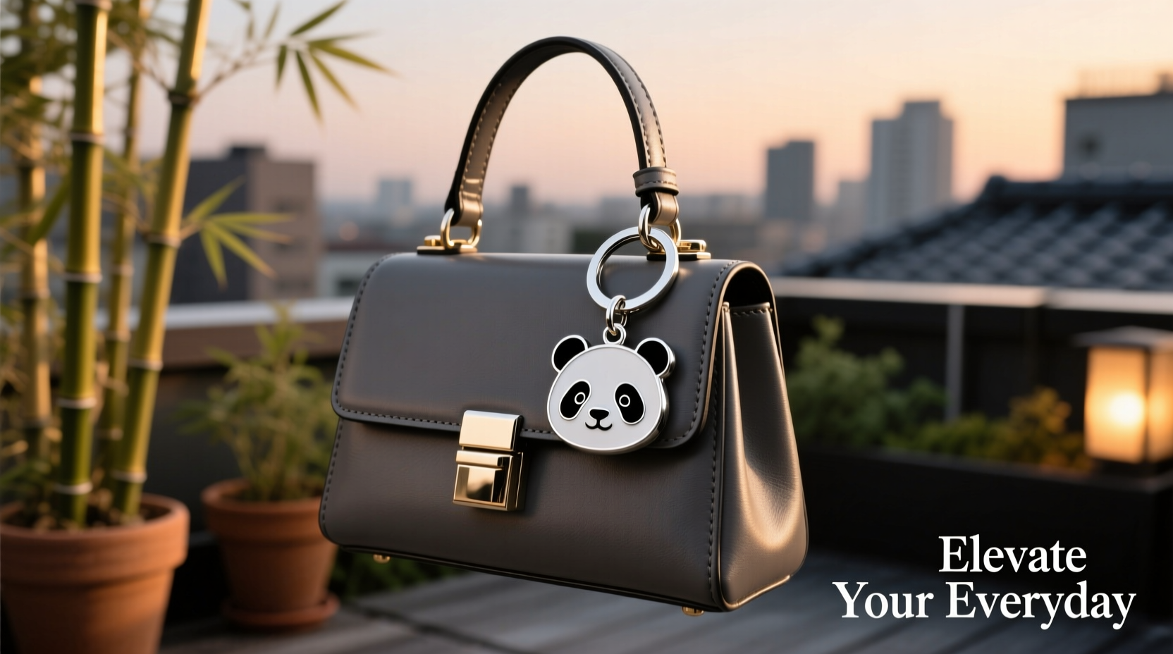 unique and stylish ways to elevate your bag with a panda keychain charm