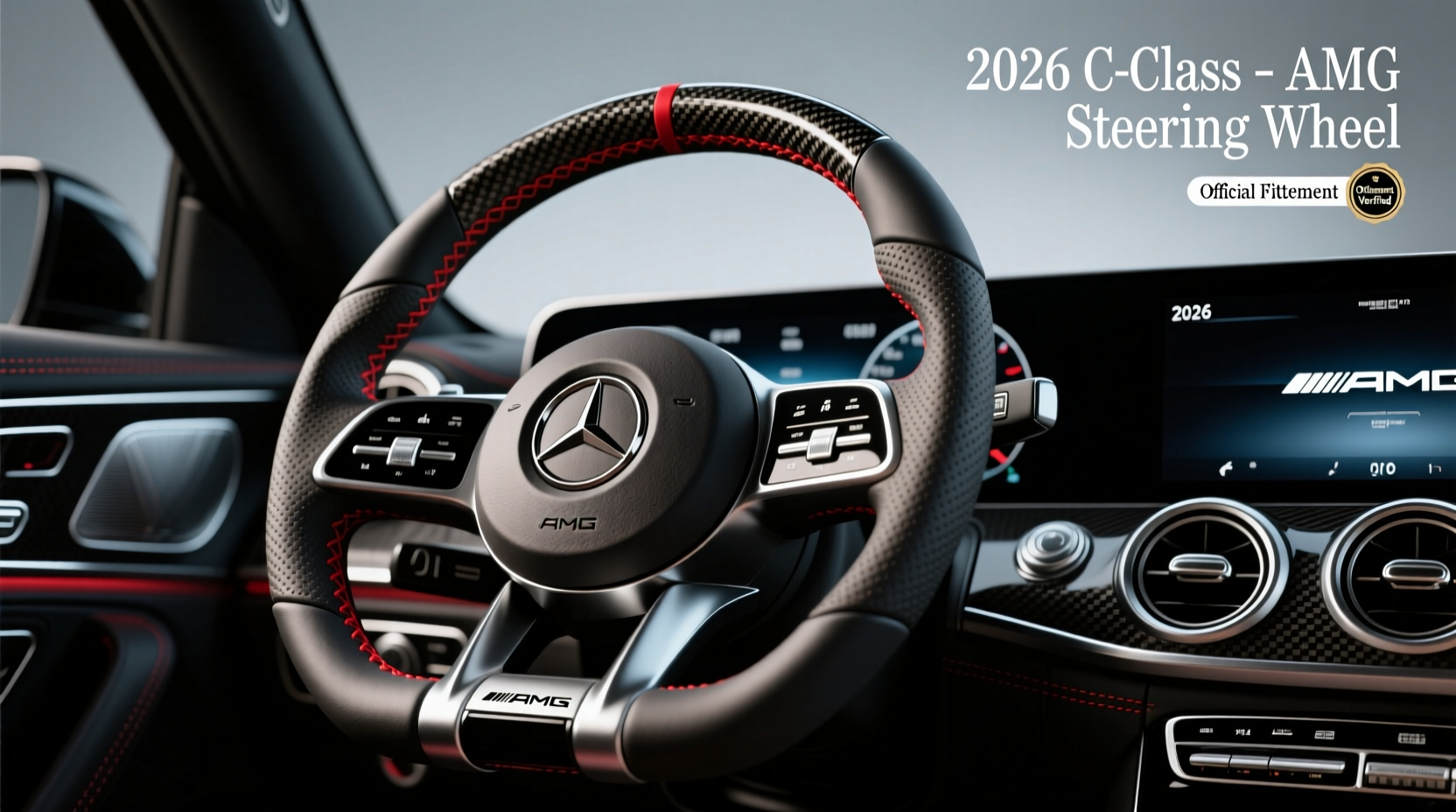 amg steering wheel c class 2026