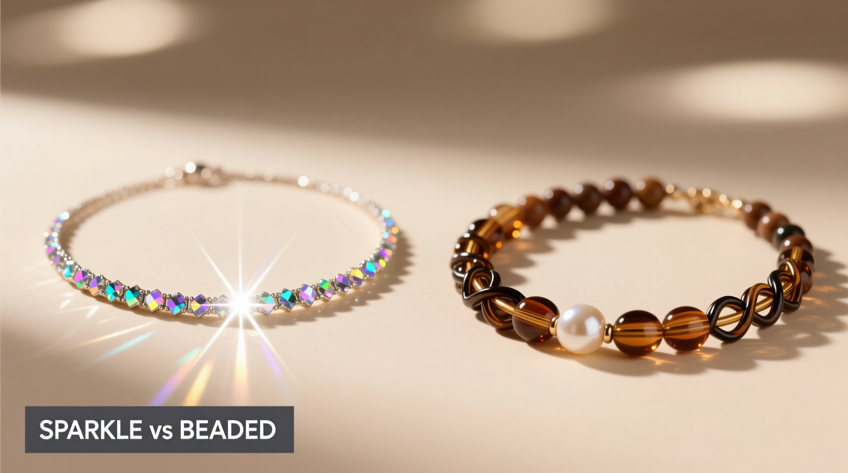 sparkle vs beaded necklaces does the right sparkle make a difference or are beads back in style