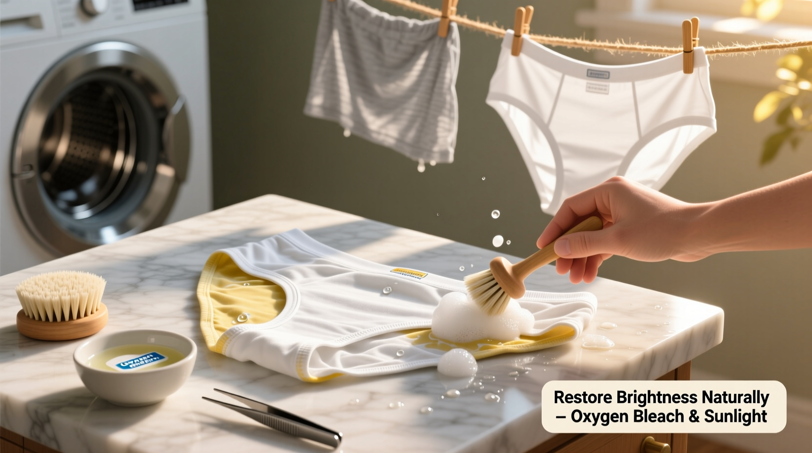 effective methods to remove gray tint from white underwear and restore brightness