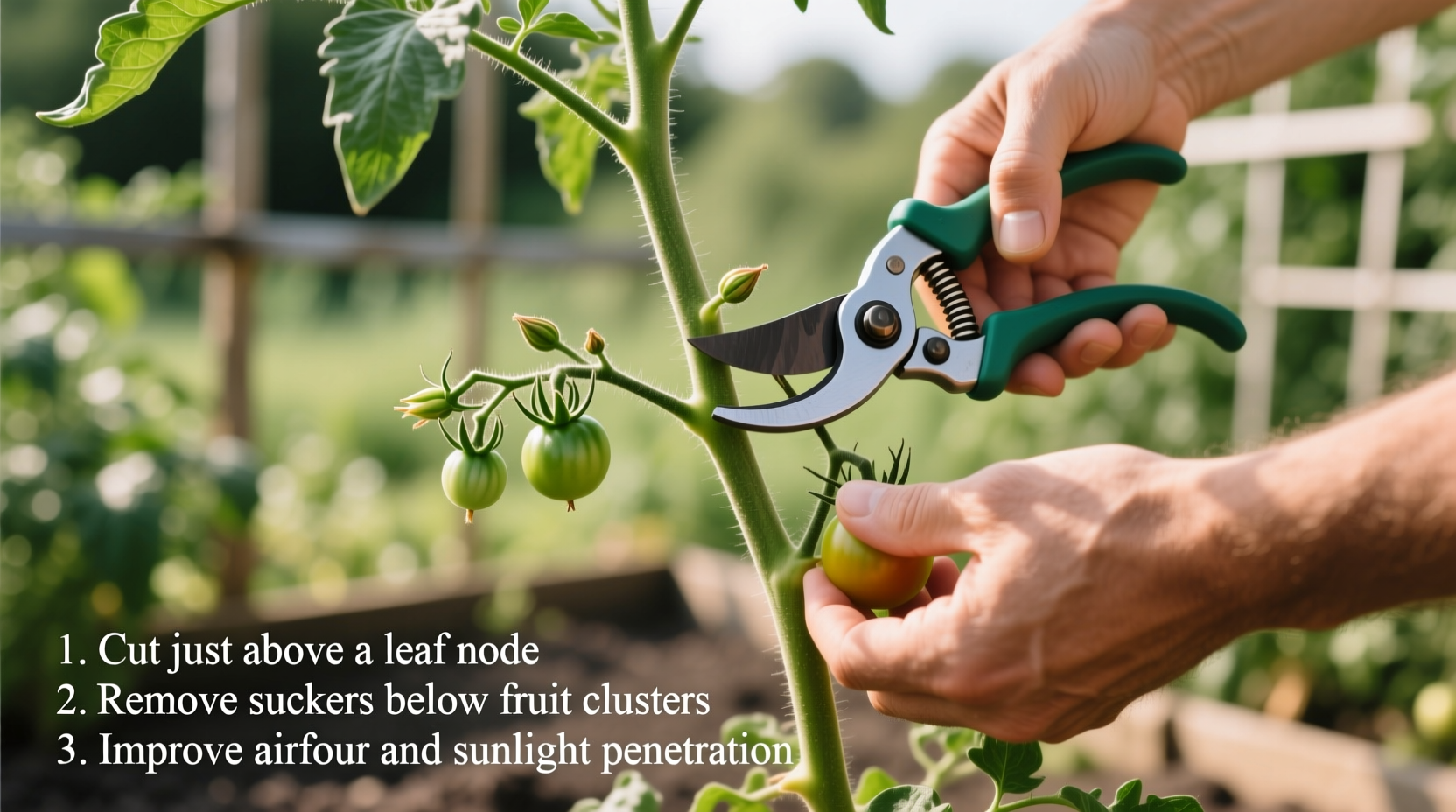 how to trim a tomato plant