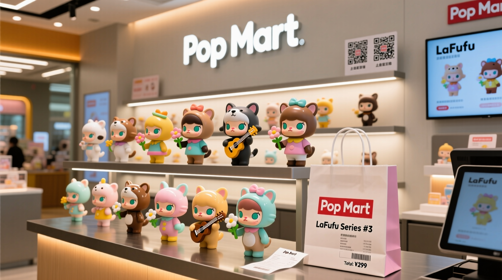 does pop mart sell lafufus