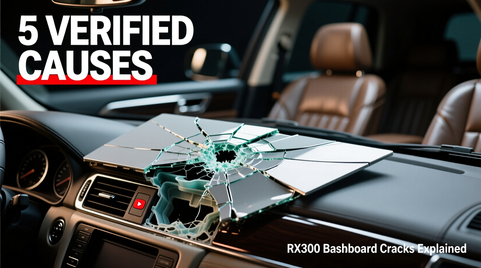 rx300 dashboard cover cracking reasons
