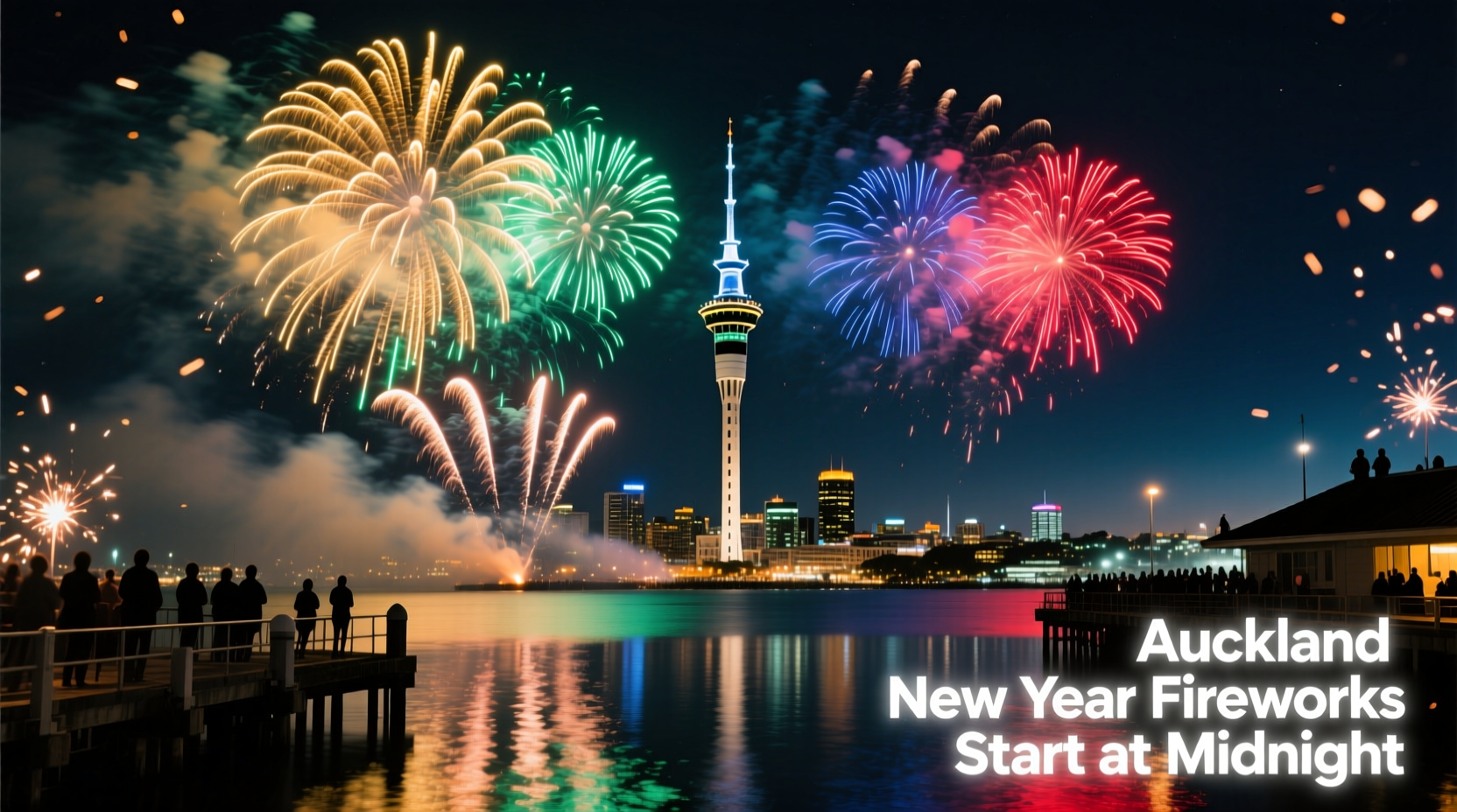 what time are auckland fireworks new year