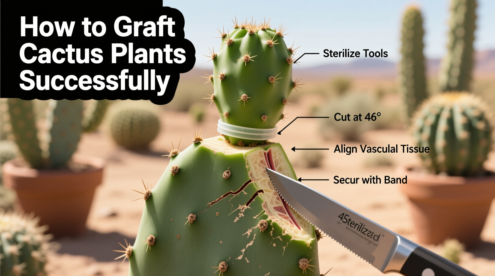 how to graft cactus plants