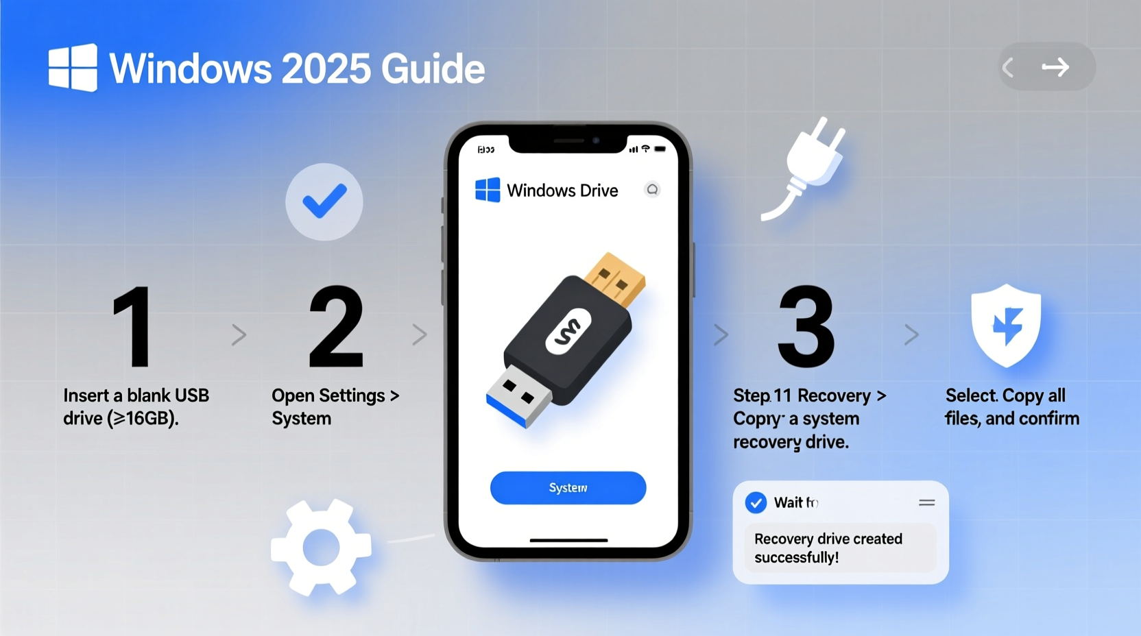 Create a Windows Recovery Drive in 2025: 4 Simple Steps to Stay Safe