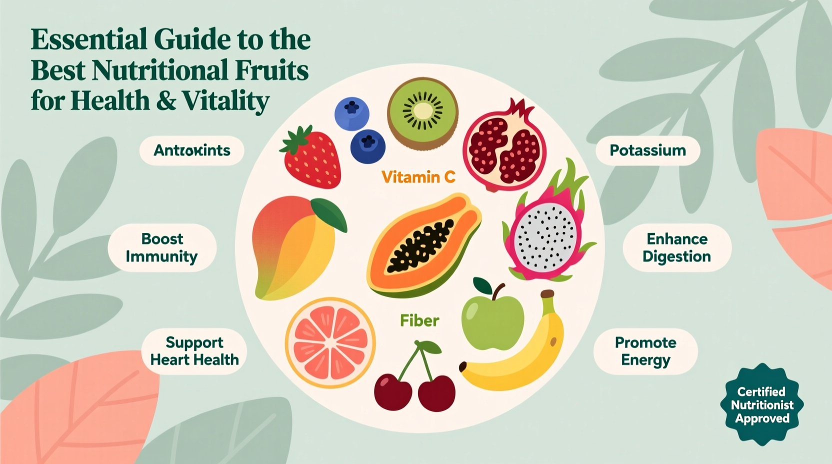 essential guide to the best nutritional fruits for health and vitality