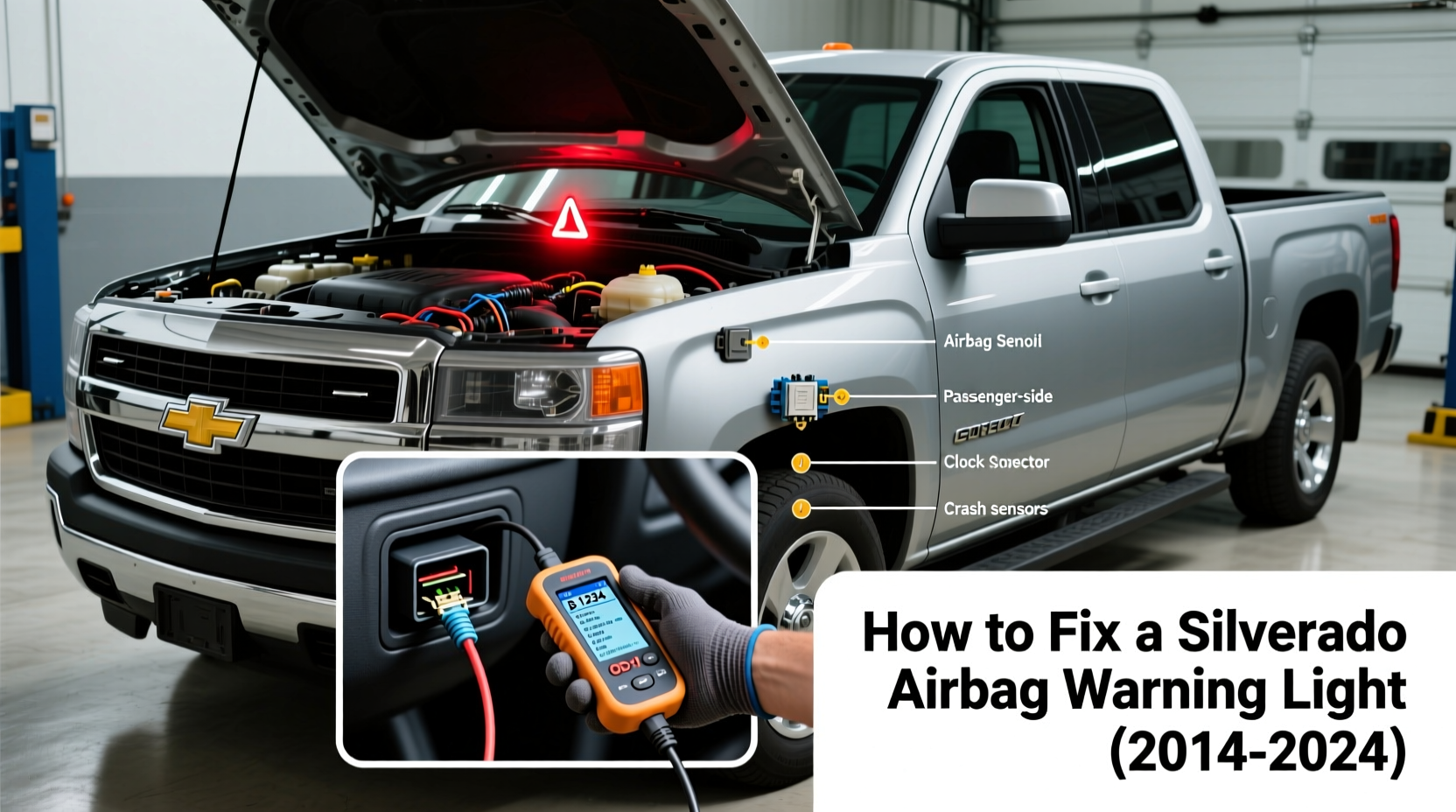 How to Fix a Silverado Airbag Warning Light (2014–2024)