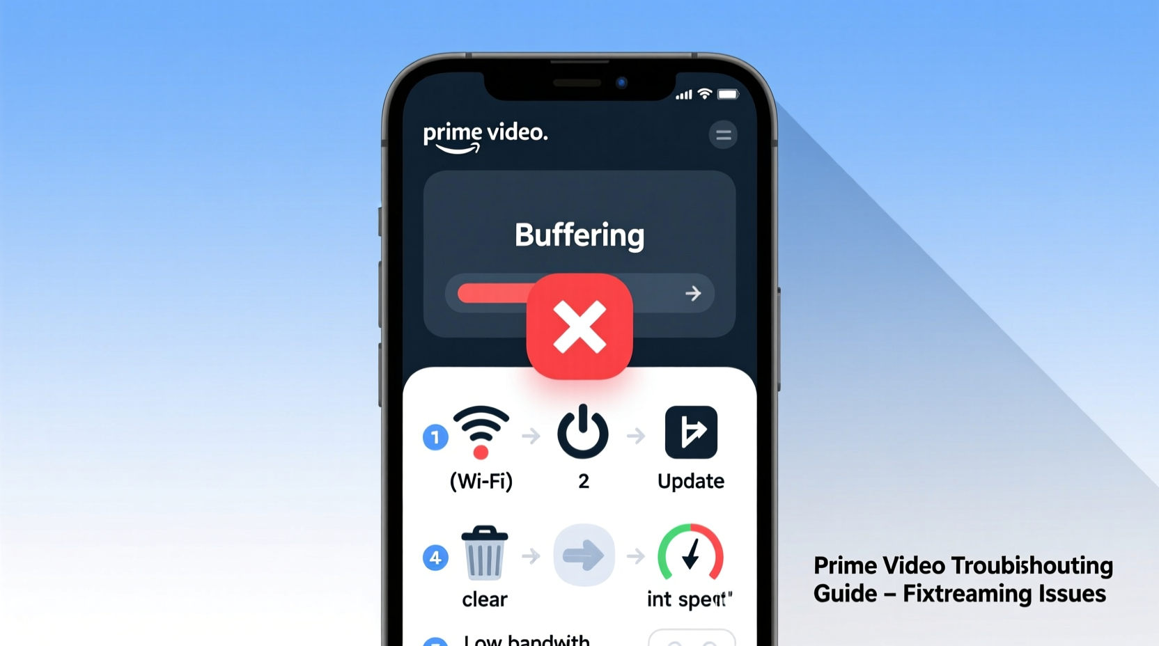 prime video not working troubleshoot fix streaming issues