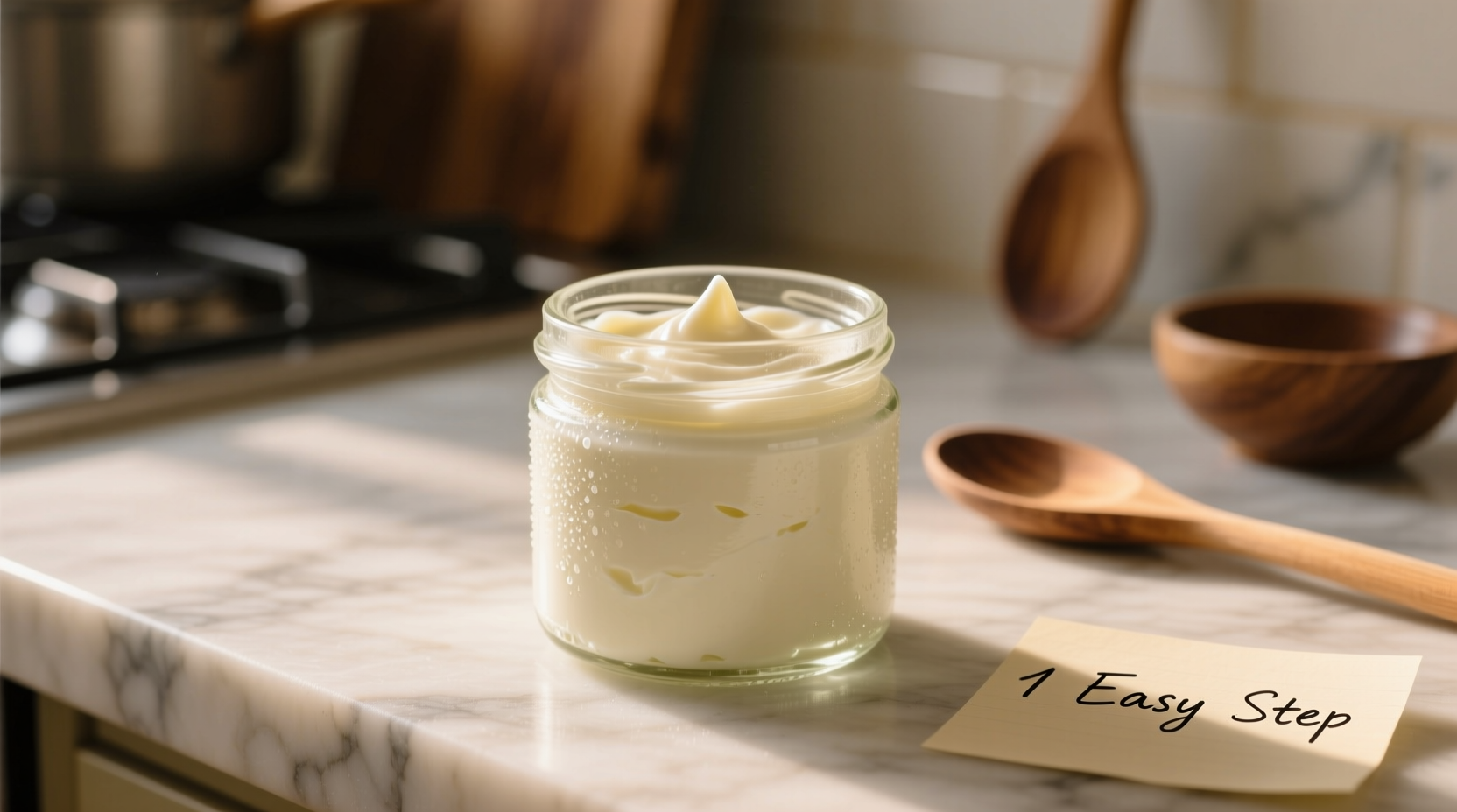 how to make creme fraiche in 1 easy step