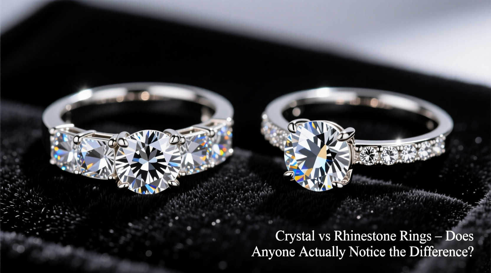 Vs Rinestone Crystal Vs Rhinestone Rings Does Anyone Actually Notice The Difference