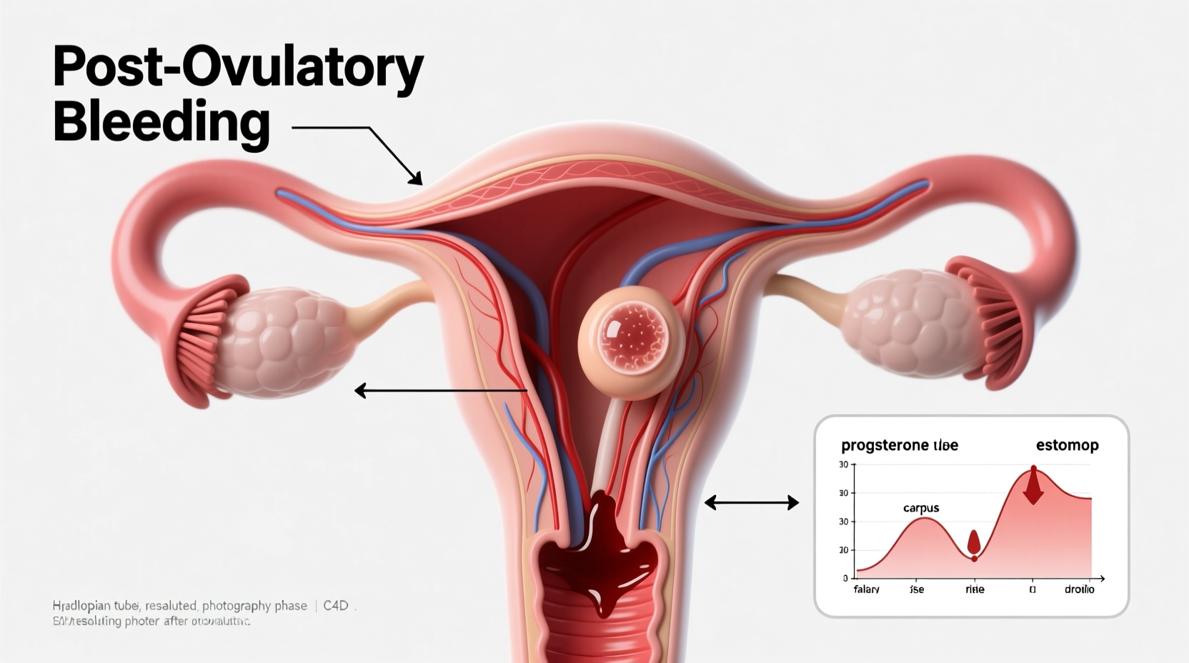 bleeding after ovulation causes identification and what to do