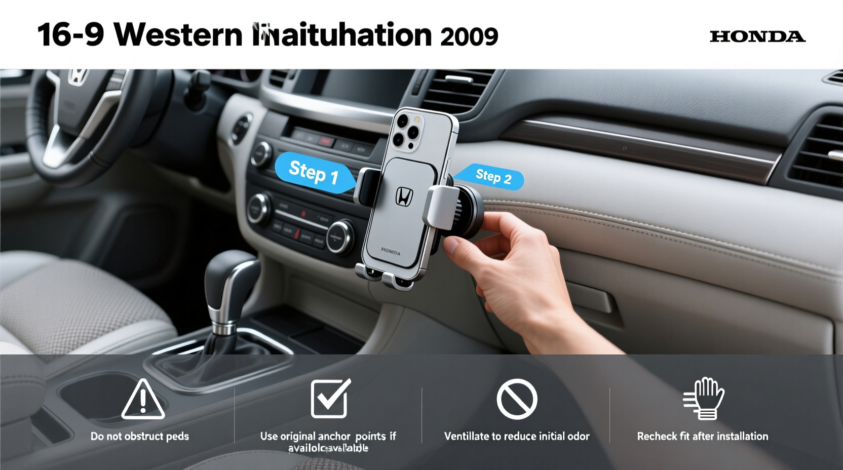 2009 honda odyssey phone mount