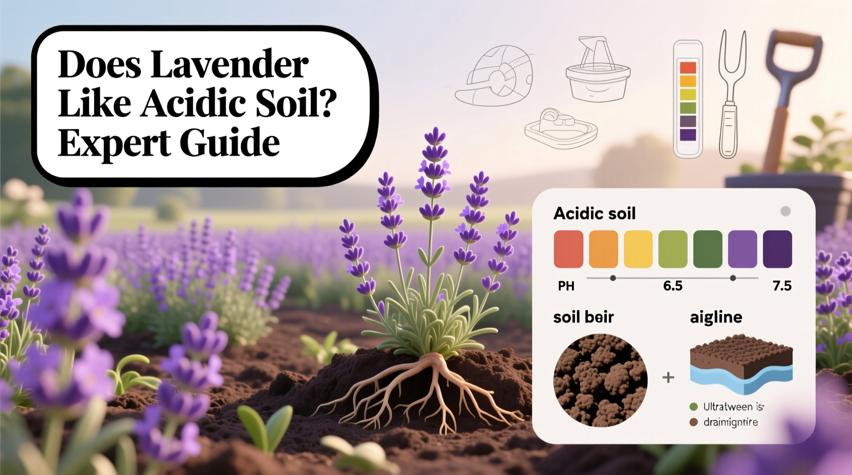 does lavender like acidic soil