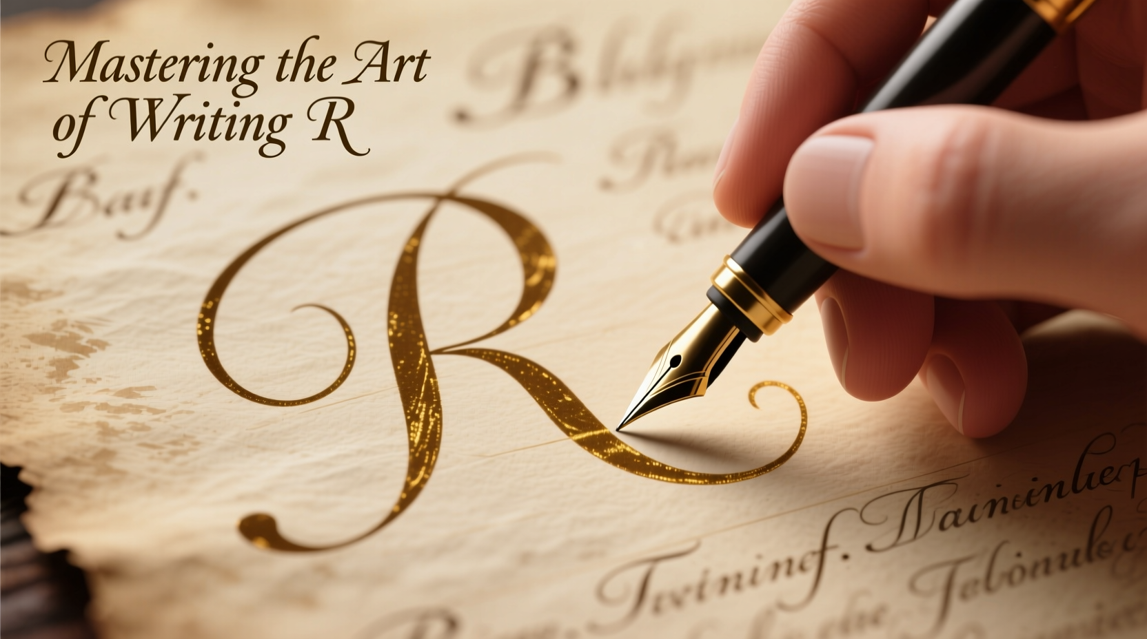 mastering the art of writing the letter r techniques for clear and stylish handwriting