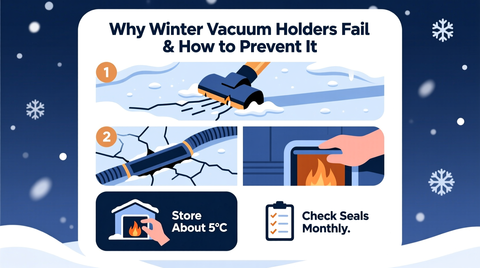 Why Winter Vacuum Holders Fail & How to Prevent It
