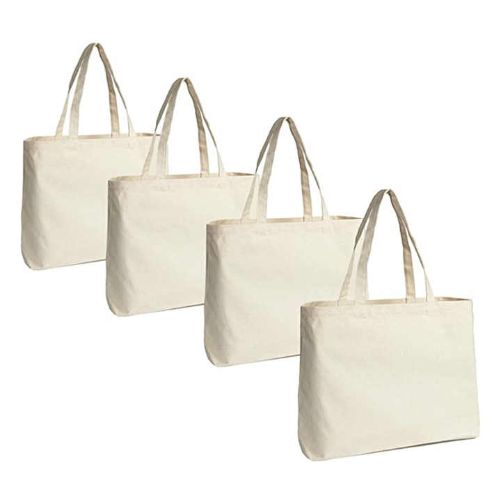 Manufacturer Cheap Custom Printed Reusable Cotton Produce Plain