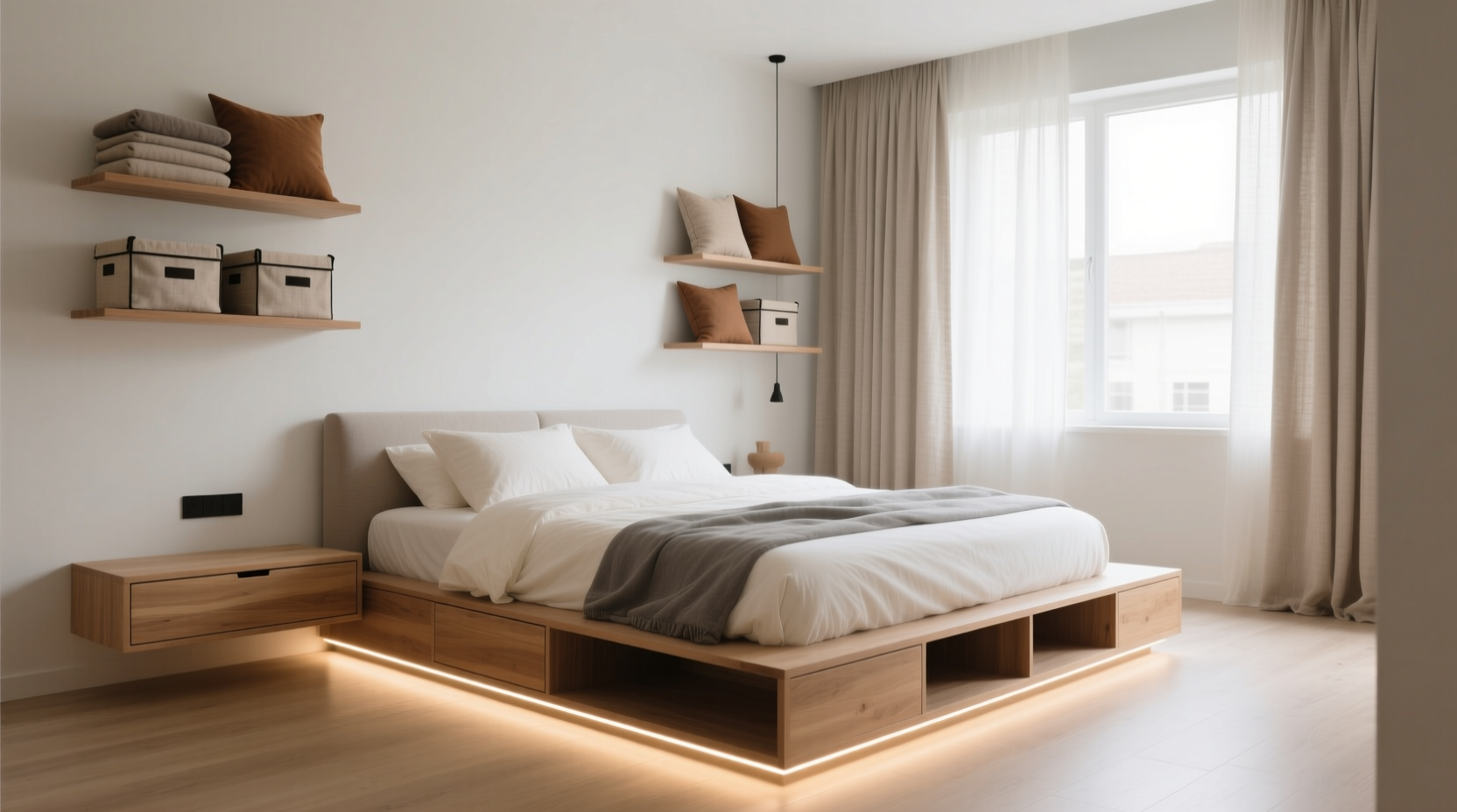 bedding storage ideas