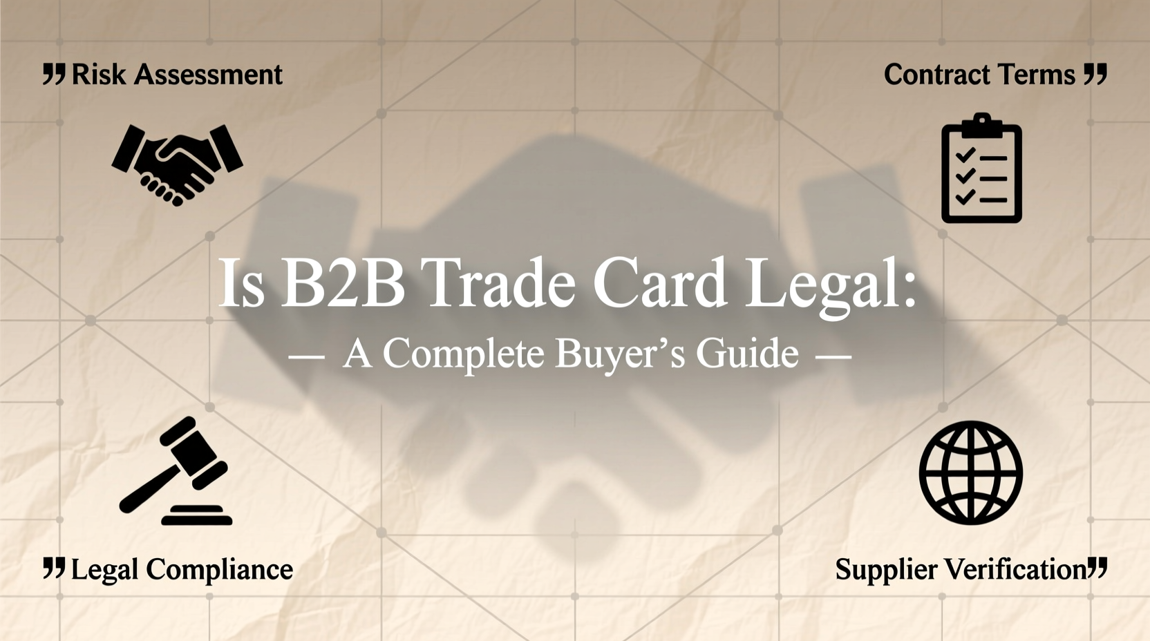 is b2b trade card legal