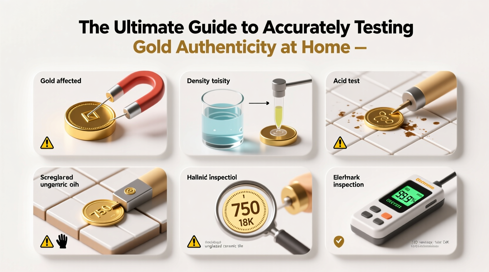 the ultimate guide to accurately testing gold authenticity at home