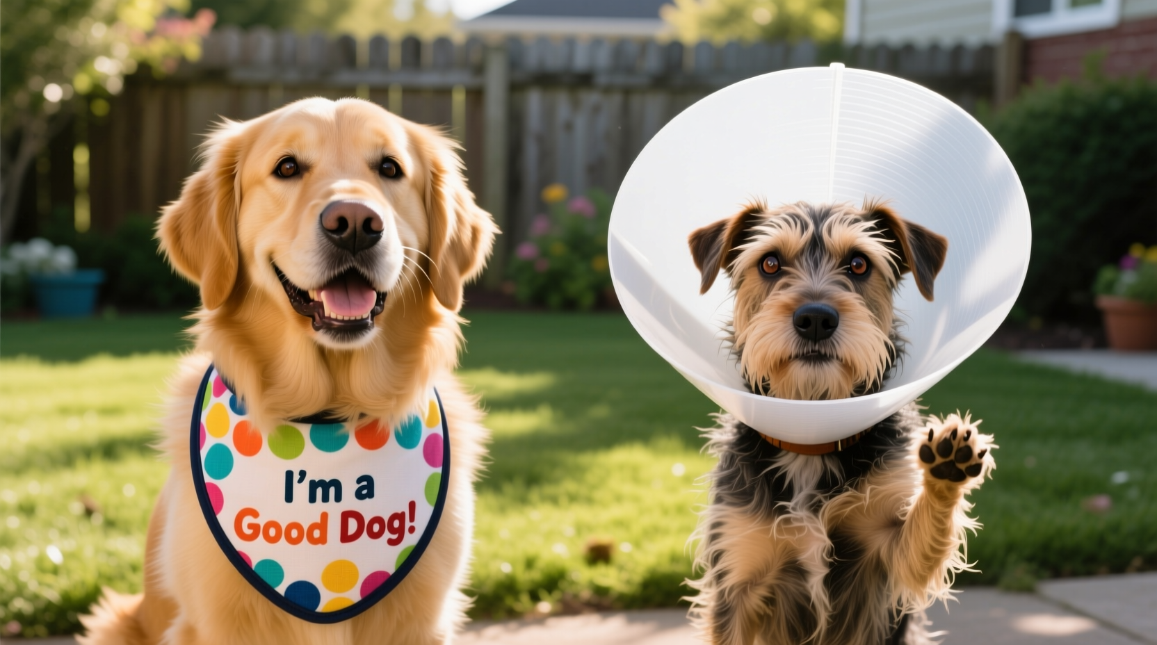 dog bib vs cone of shame does your dog really need the cone