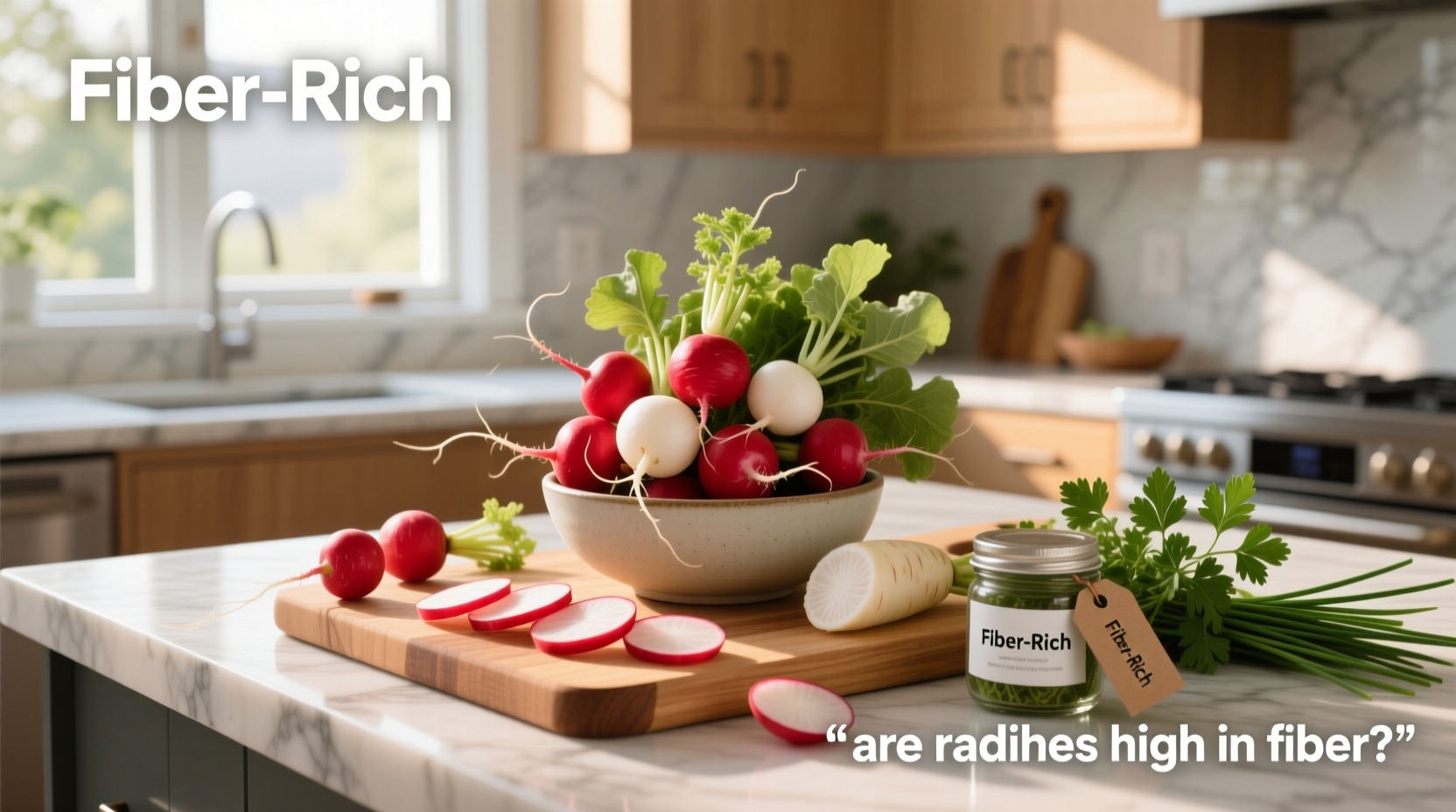 are radishes high in fiber