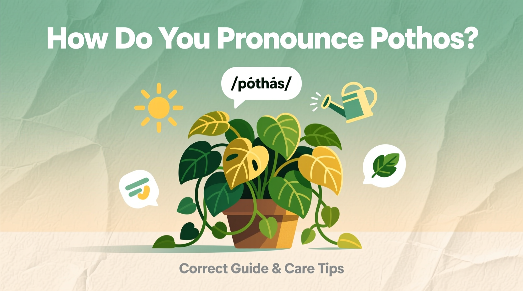 how do you pronounce pothos