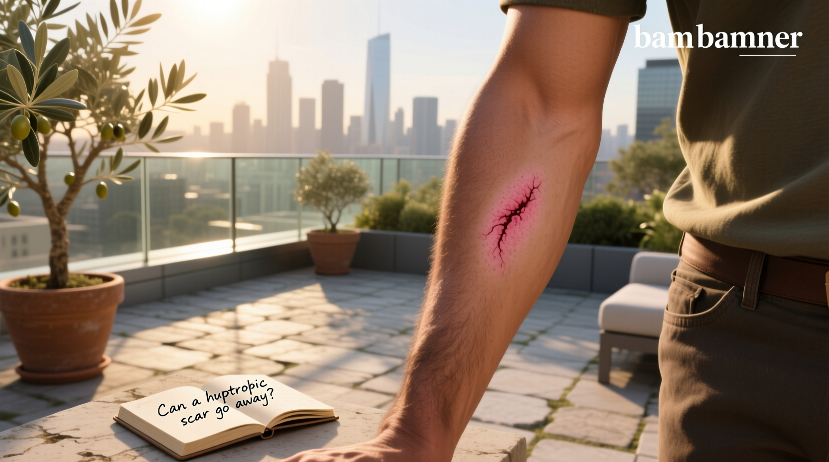 can hypertrophic scars fade over time 