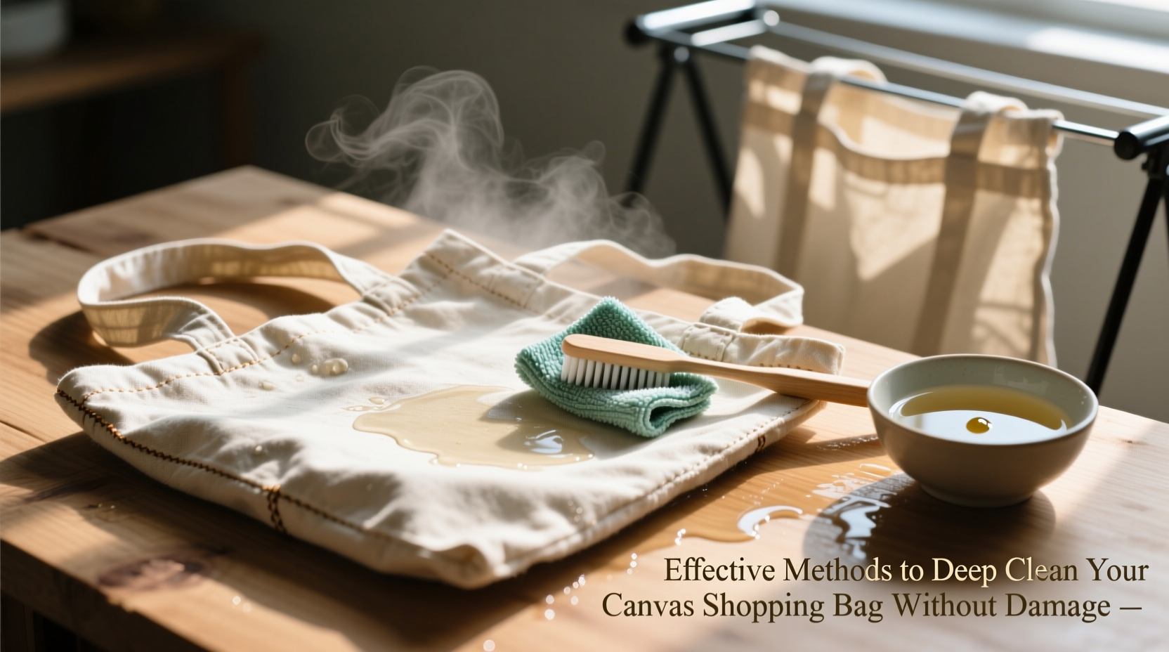 effective methods to deep clean your canvas shopping bag without damage