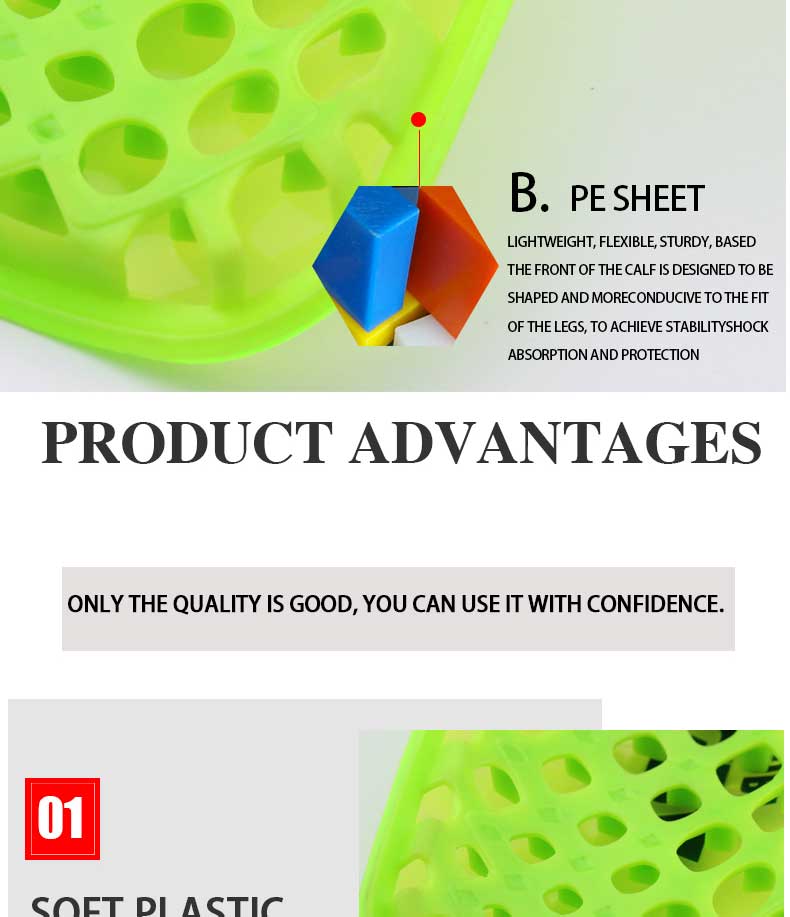 JINGBA SUPPORT hot sale soccer shin pads breathable football protecting Shin Guards Lightweight sports protector customizing