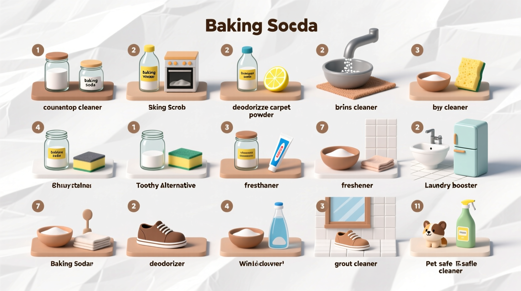 cleaning with baking soda 11 simple recipes free printable