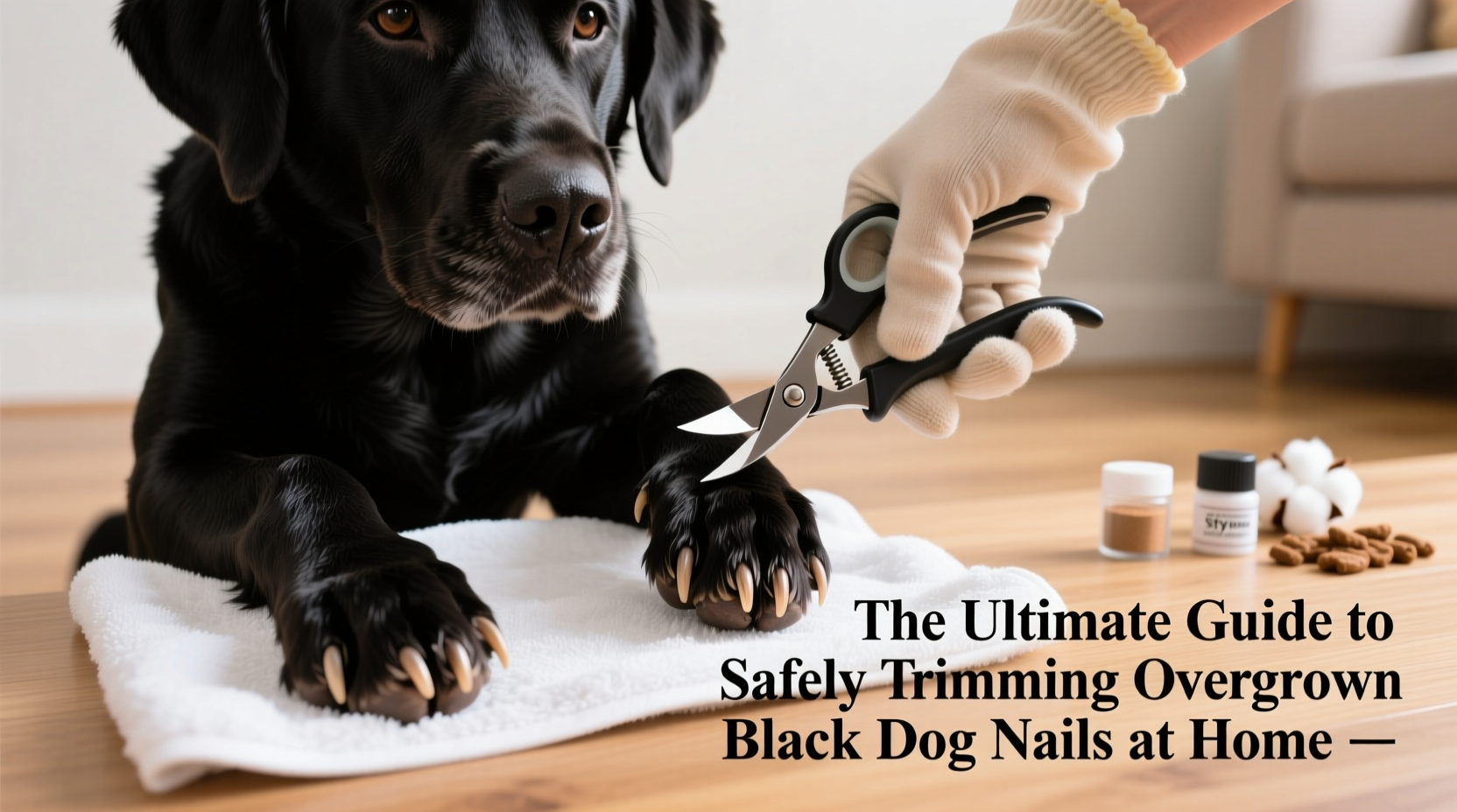 the ultimate guide to safely trimming overgrown black dog nails at home