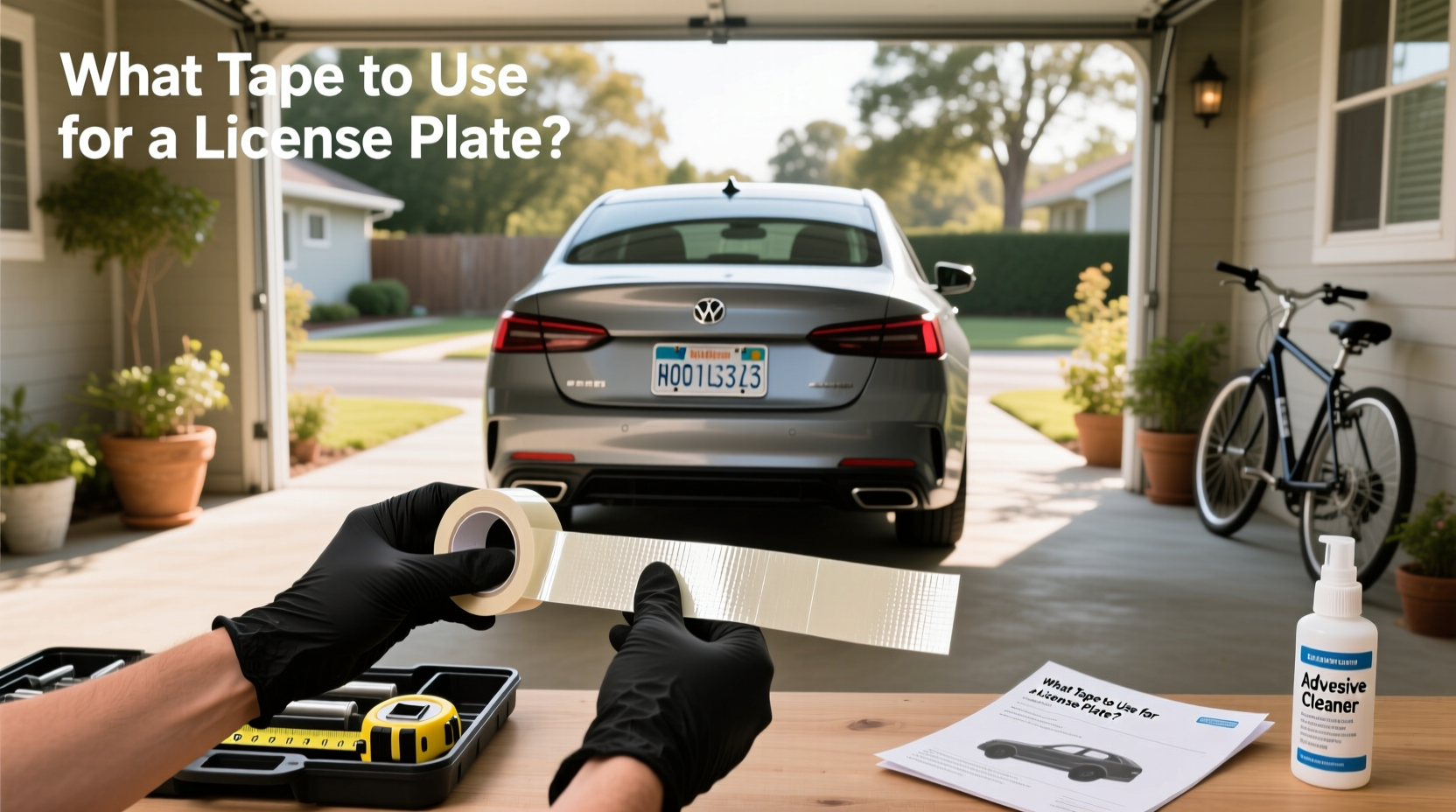 How to Choose Number Plate Tape: What Tape to Use for a License Plate?